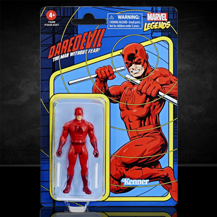 Daredevil: Man Without Fear Marvel Legends Retro Collection 3.75" Action Figure image 0