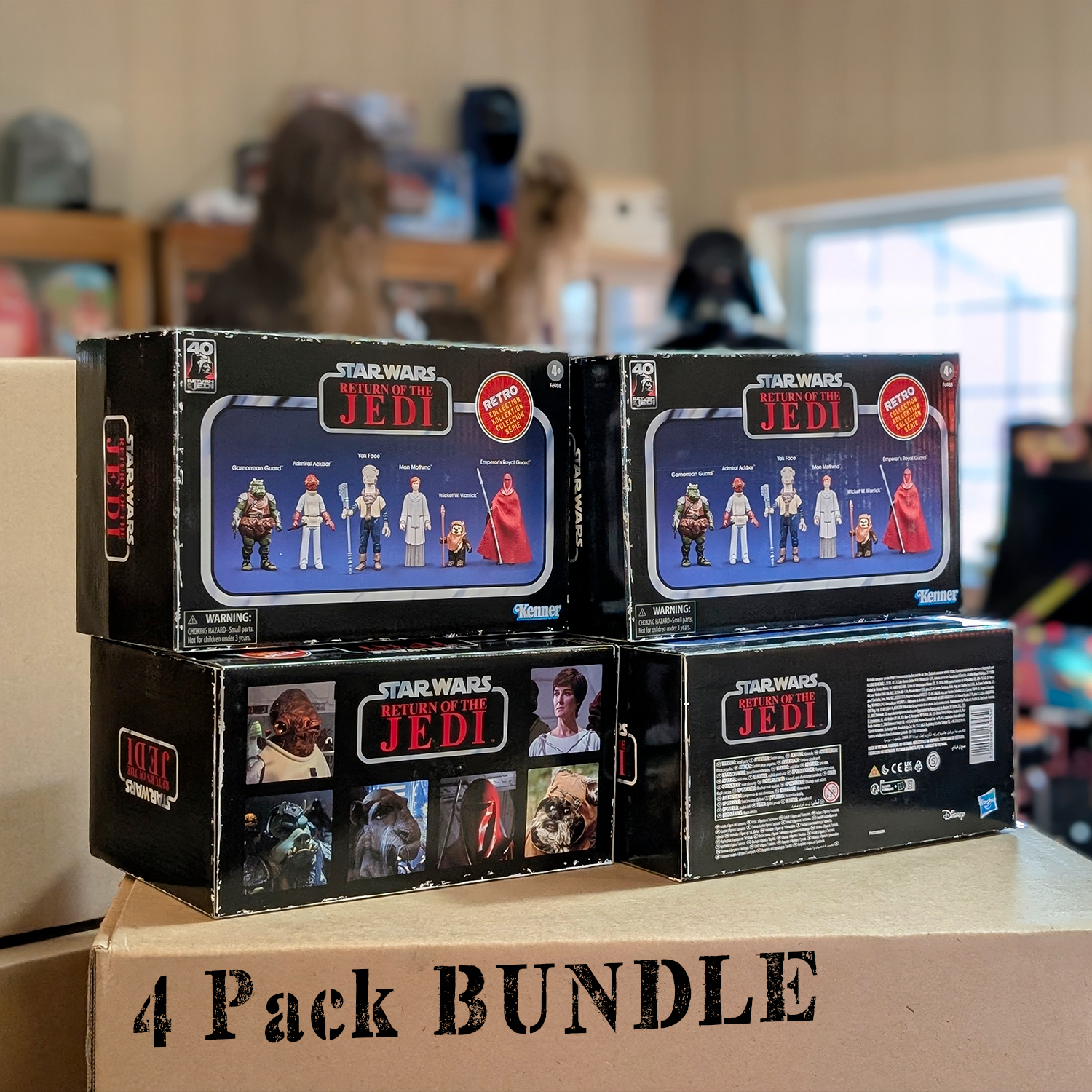 Kenner Star Wars Return of the Jedi Retro Collection 4 pack bundle action figures set limited edition