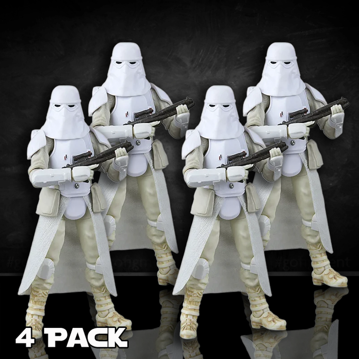 Imperial Snowtrooper 4 Pack BUNDLE Lot Star Wars Vintage Collection VC-349