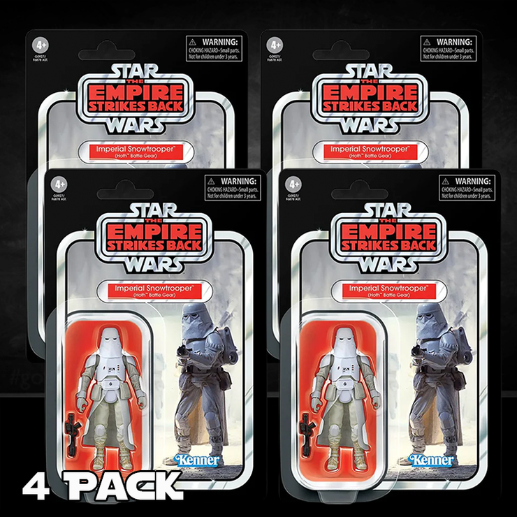 Imperial Snowtrooper 4 Pack BUNDLE Lot Star Wars Vintage Collection VC-349