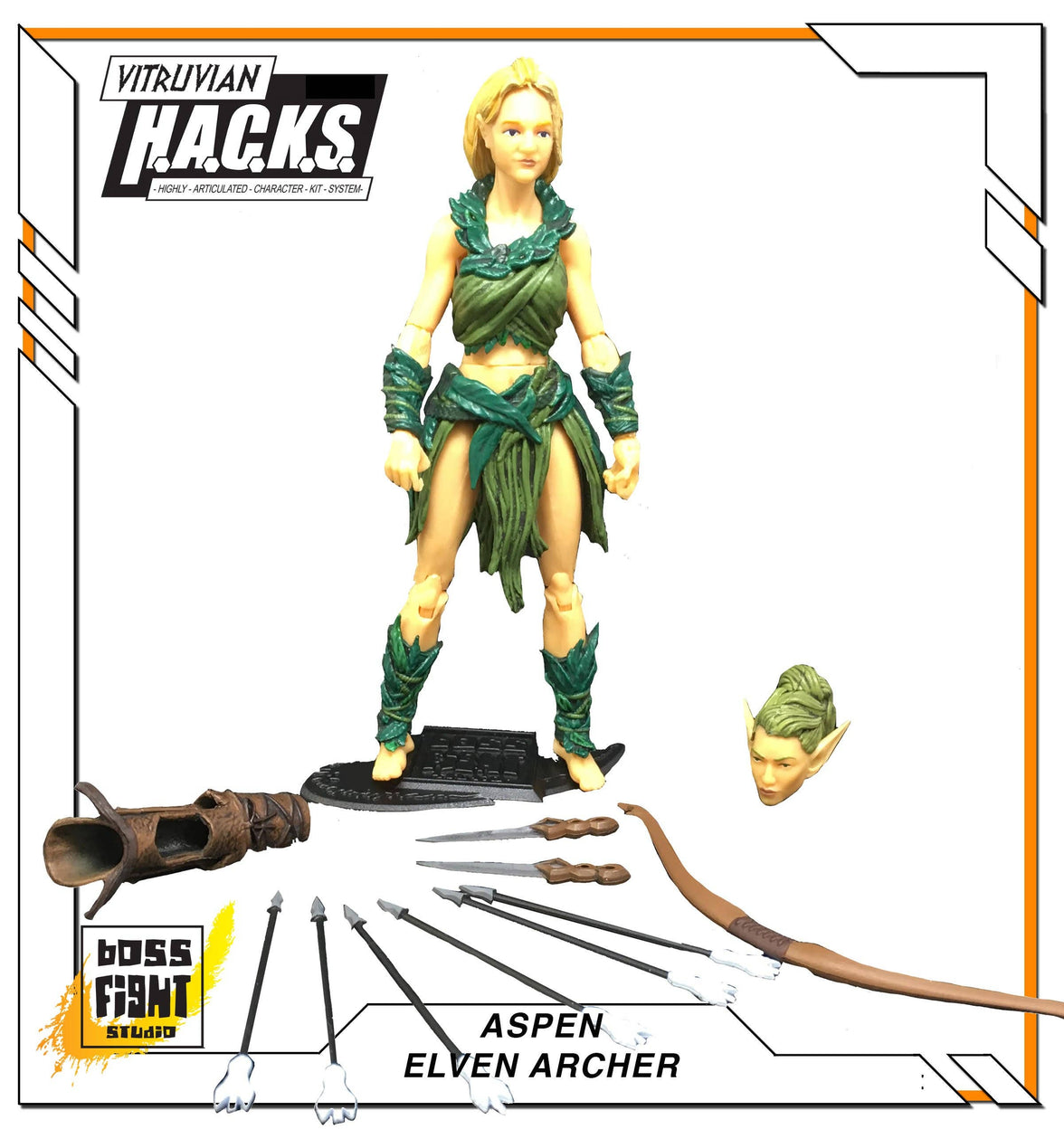 Vitruvian H.A.C.K.S. Action Figure: Aspen Spring Branch Elven Archer 1