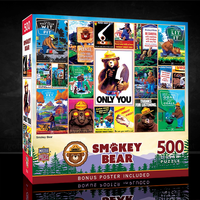Smokey Bear - Vintage Posters Puzzle Master Pieces 500 Pieces image 0