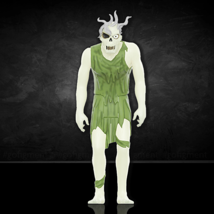 Spine Chilling Ghoul From "The Unseen"- Toxic Glow Action Figure Super7 Pre-Code image 3