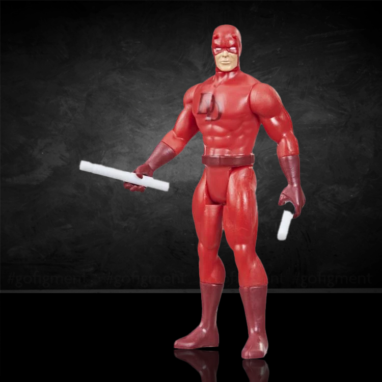 Daredevil: Man Without Fear Marvel Legends Retro Collection 3.75" Action Figure image 1