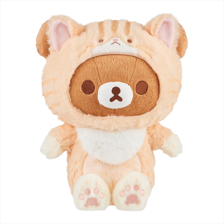 Chairoikoguma Plush in a Tan Cat Costume San-X Original image 2