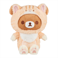 Chairoikoguma Plush in a Tan Cat Costume San-X Original image 2
