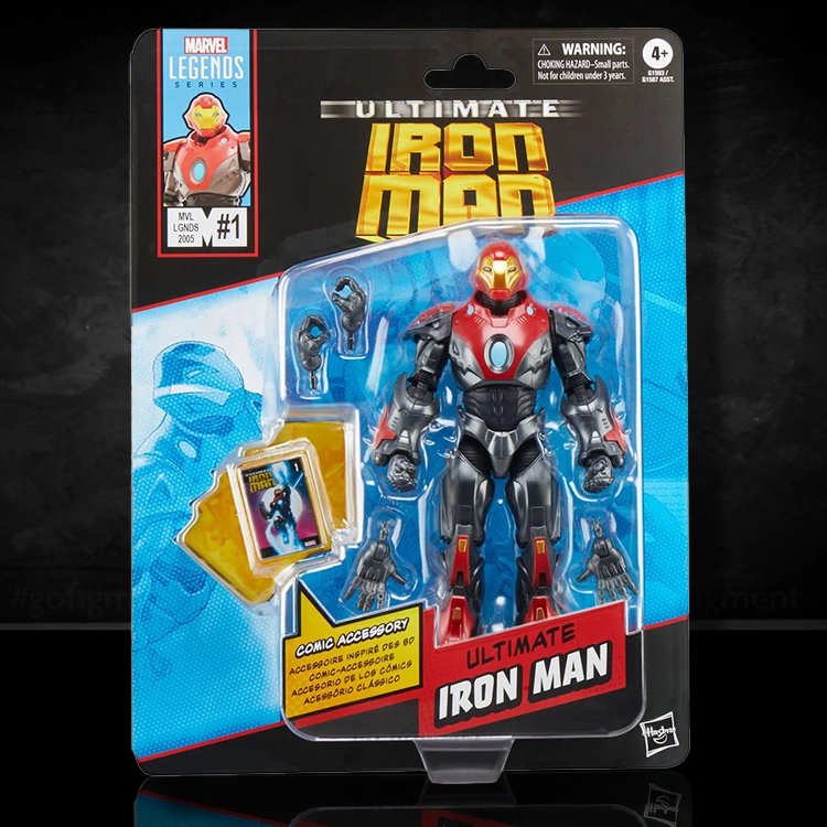 Iron Man Ultimate Marvel Legends Comics-Inspired Action Figure 1:12 Scale image 0