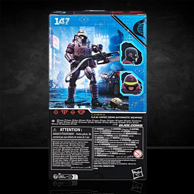 SAW Viper Action Figure GI Joe Classified Series 6in. image 1