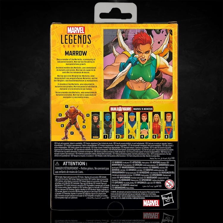 Marrow X-Men Marvel Legends Marrow 6-Inch Action Figure Wave 1 image 1