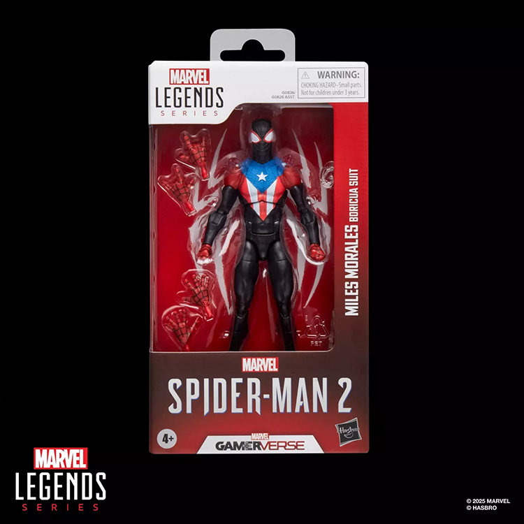 Miles Morales Boricua Suit Spider-Man 2 Gamer Verse 6" Action Figure image 0