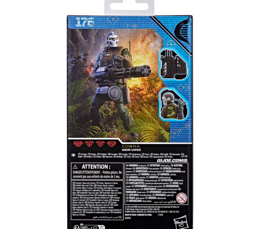G.I. Joe Classified Series Grim Viper 6-Inch Action Figure with Accessories