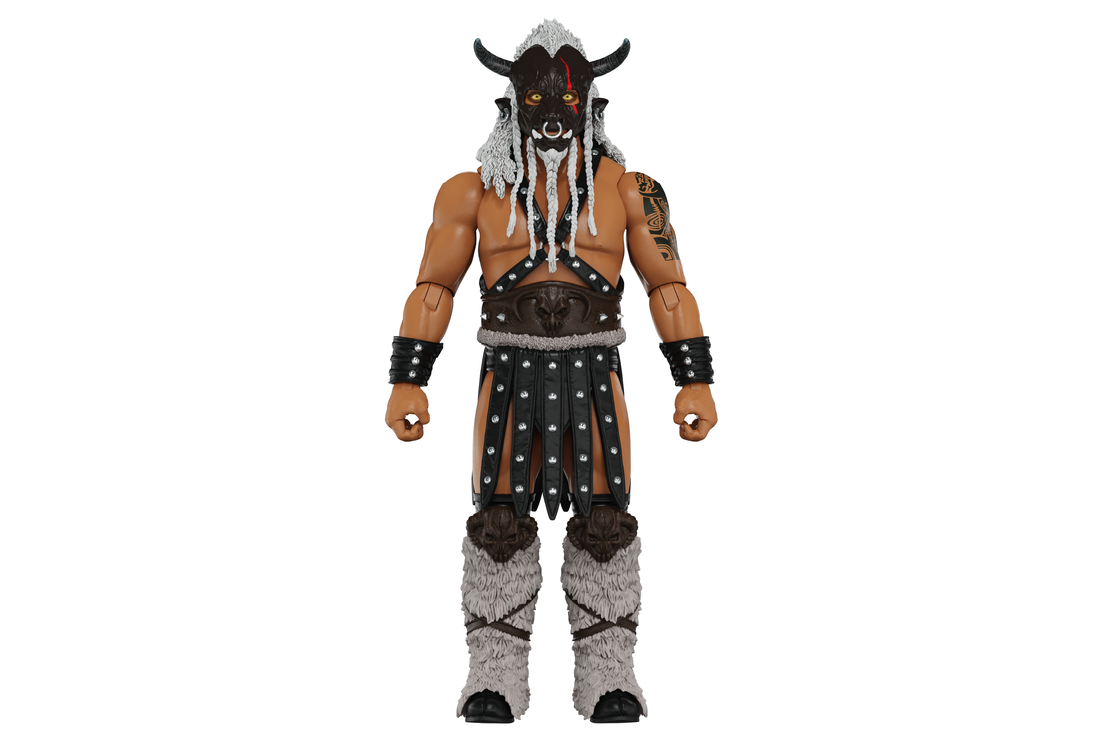 Black Taurus "The Beast Mortos" Legends of Lucha Libre Fanaticos 6" Action Figure (1:12 Scale)