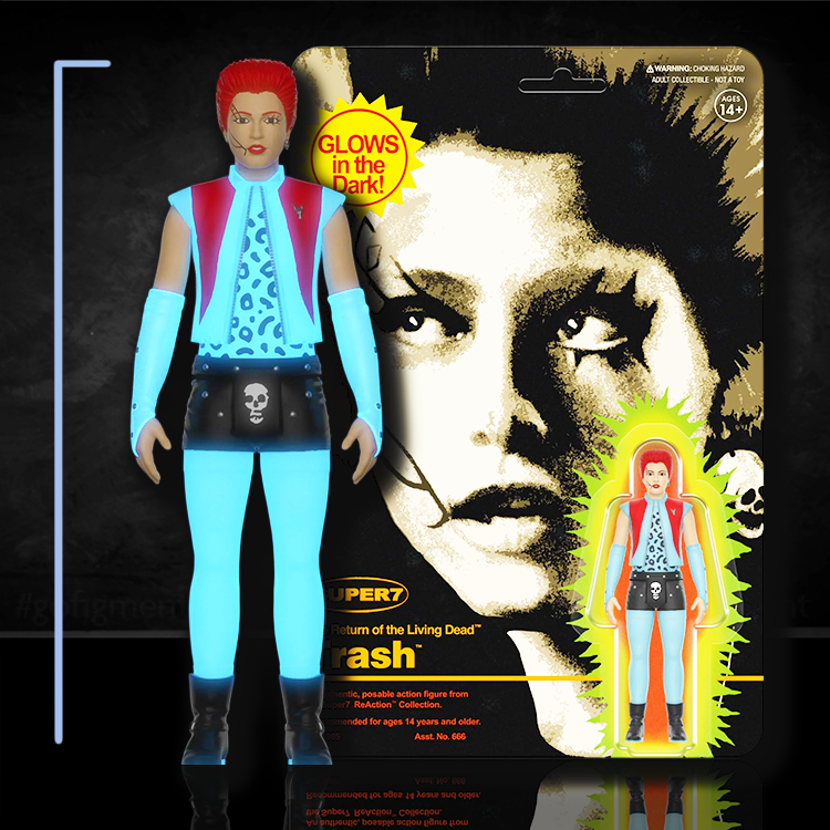 Trash (Monster Glow) Return of the Living Dead Action Figure Super7 |1/18 image 0