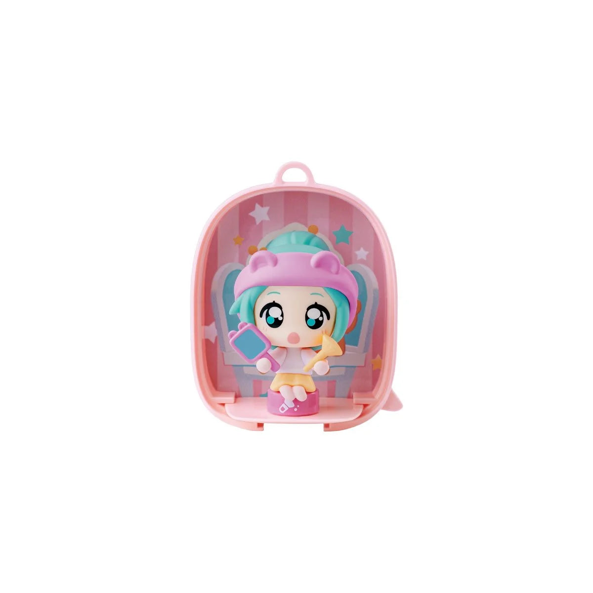 Hatsune Miku Blokees Mojipod Model Kit Diverse Music Festival Case of 6 with pink case and figure