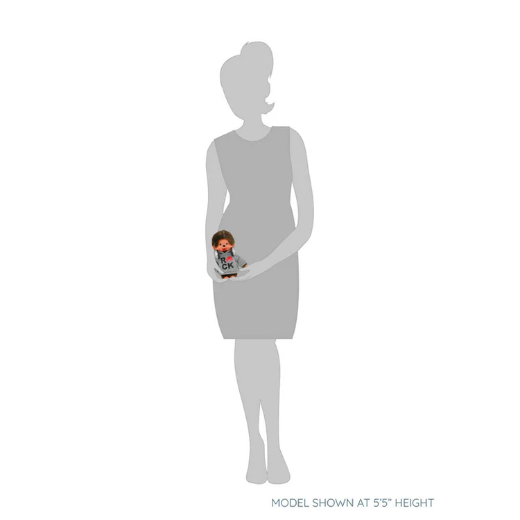 Monchhichi GrandPa 7" Plush Toy - Classic Collectible Thumb-Sucking Monkey image 4