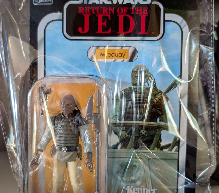 Weequay Action Figure Star Wars Vintage Collection VC107 in original Kenner-style packaging by Hasbro.