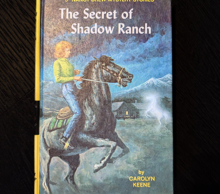 5 The Secret at Shadow Ranch Nancy Drew Mystery Books -1965-YN image 0