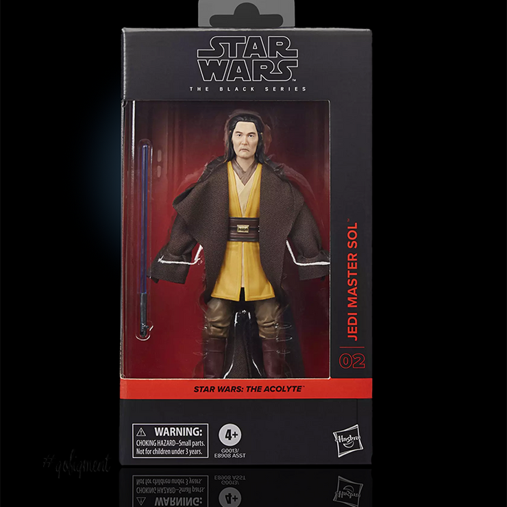 Jedi Master Sol Action Figure Star Wars Black Series 1:12 Scale image 0