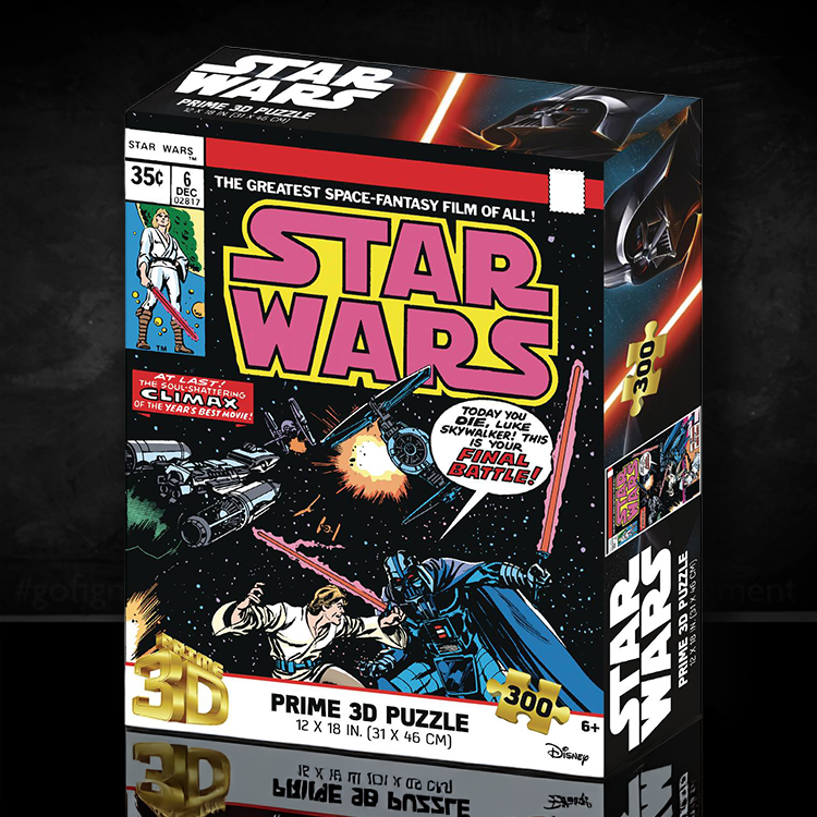 Star Wars 3D Lenticular Effect Puzzle 13 Dragon Lords Prime 3d 300 Pieces image 0