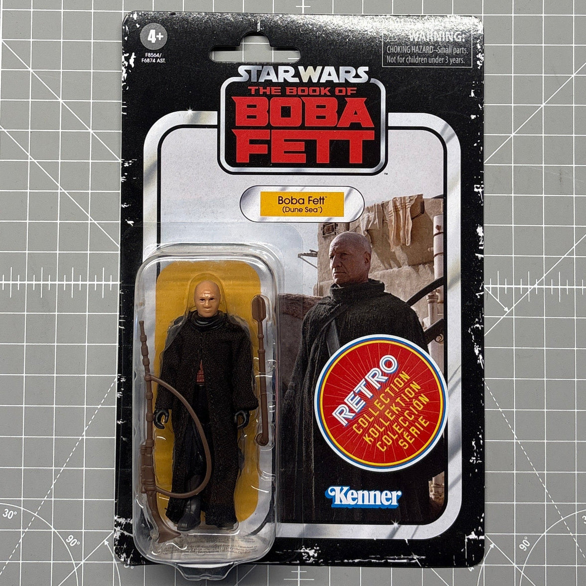 Boba Fett Dune Sea Star Wars Retro Collection Action Figure in case BOBF by Kenner