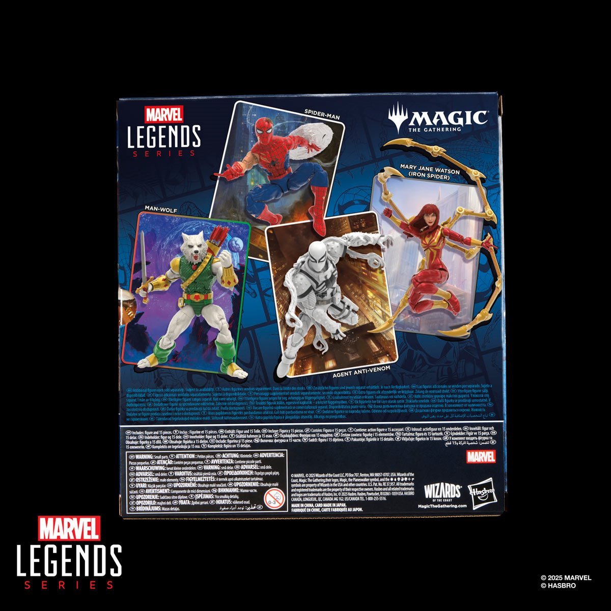 Spider-Man Marvel Legends Series Magic: The Gathering Agent Anti-Venom 6-Inch Action Figure
