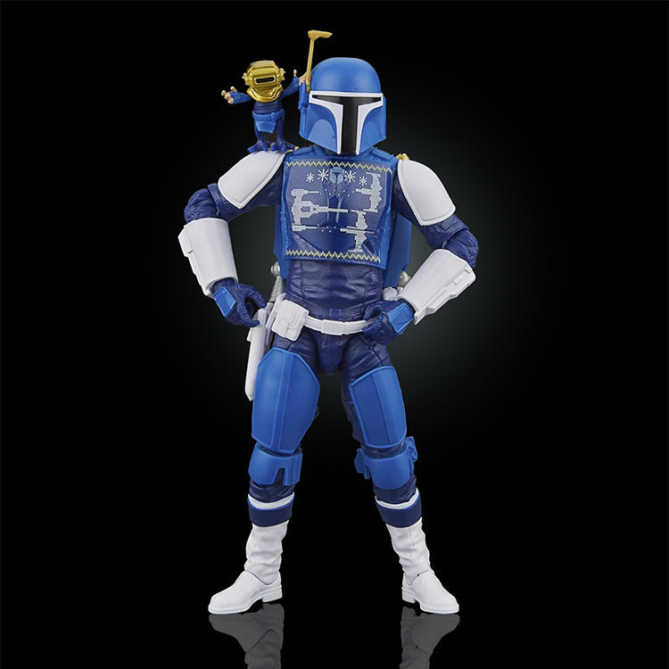 Mandalorian Scout Holiday Edition 6" Star Wars Action Figure Black Series image 2
