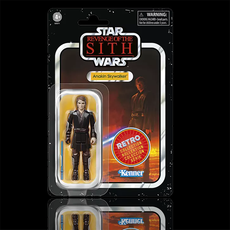 Anakin Skywalker Star Wars Retro Collection Action Figure 1:18 Scale ROTS image 0