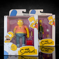 Barney Gumble and Lenny Leonard Combo Wave 4 Action Figure The Simpsons 5in image 0