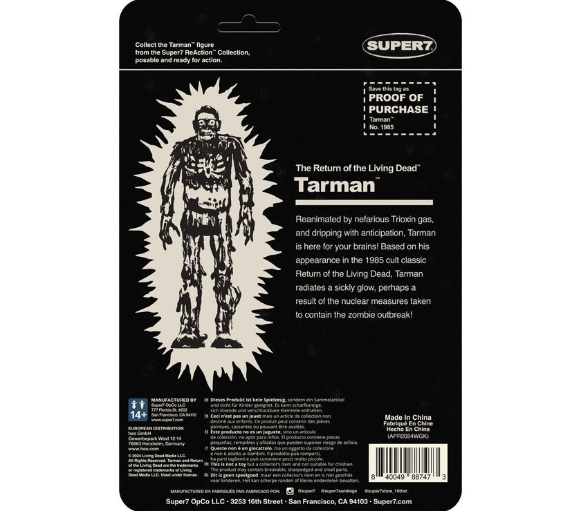 Return of the Living Dead Tarman (Glow in the Dark) 3 3/4-Inch ReAction Figure image 5