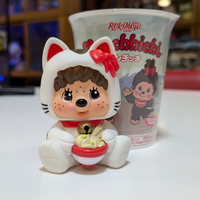 Monchhichi Rokimoto Series 1 Cup of Fun Vinyl Figure – Confirmed Choice new in box Go Figment collectible toy