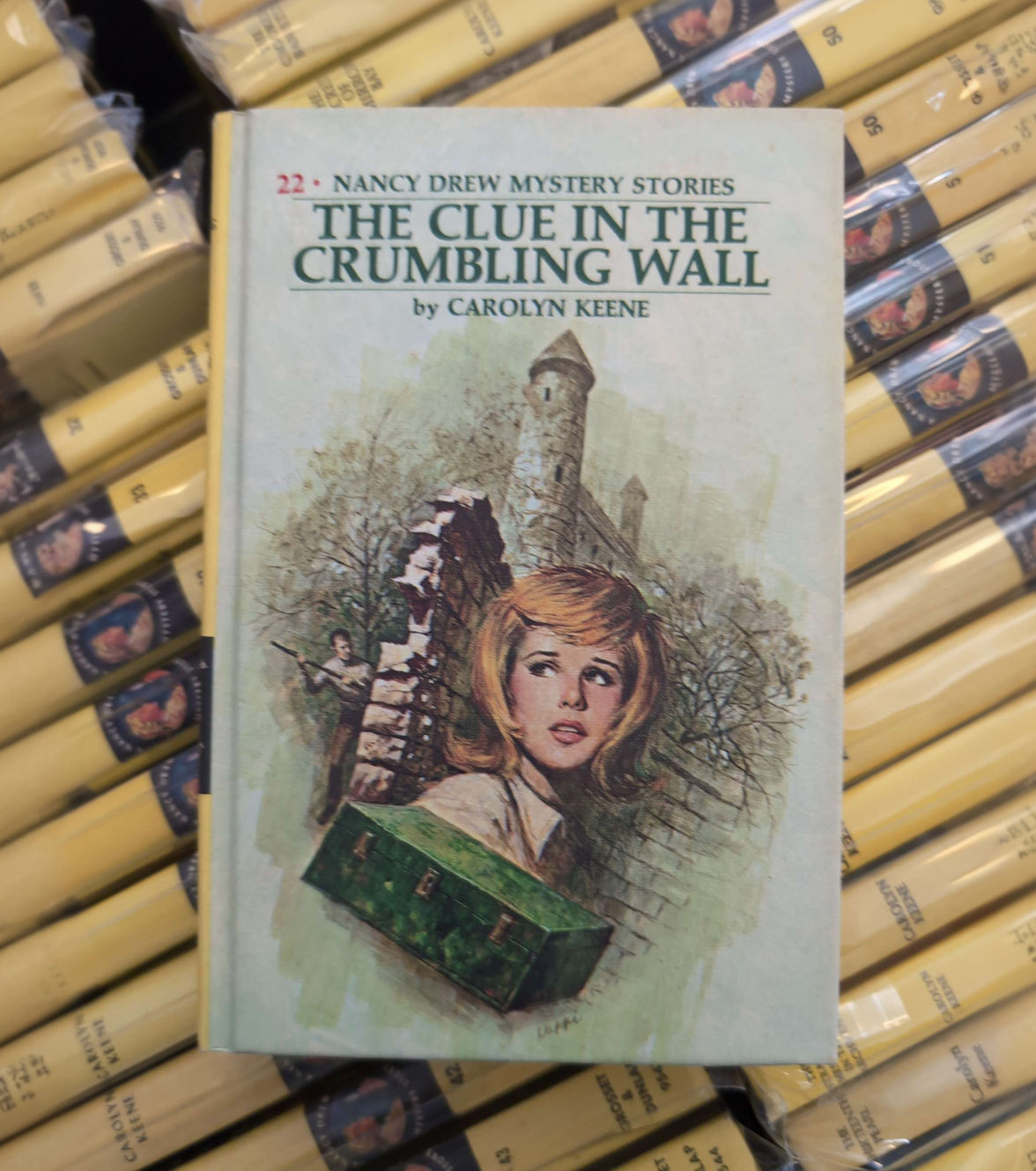 Nancy Drew The Clue in the Crumbling Wall 1973 hardcover book by Carolyn Keene Grosset & Dunlap, Inc.