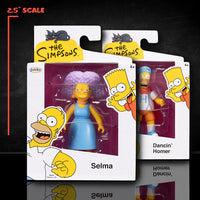 Selma and Dancing Homer COMBO Wave 3 Action Figure The Simpsons 2.5in Scale image 0