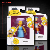 Selma and Dancing Homer COMBO Wave 3 Action Figure The Simpsons 2.5in Scale image 0