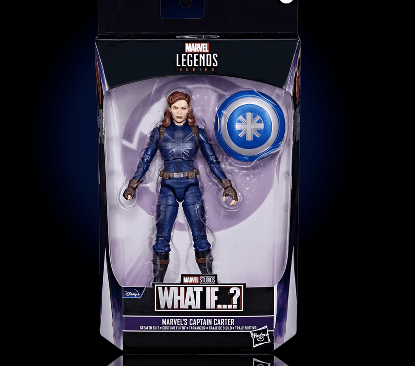 Captain Carter  Marvel Legends 6" Action Figure Hasbro (Stealth Suit) image 0