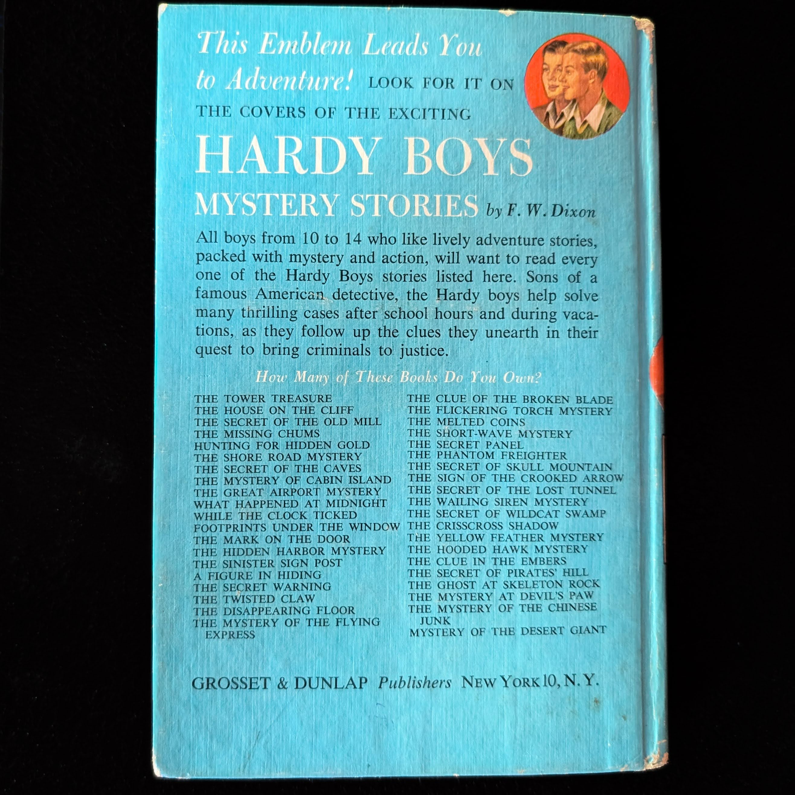 21 The Clue of the Broken Blade (1942): var. Hardy Boys Book Blue-Back image 2