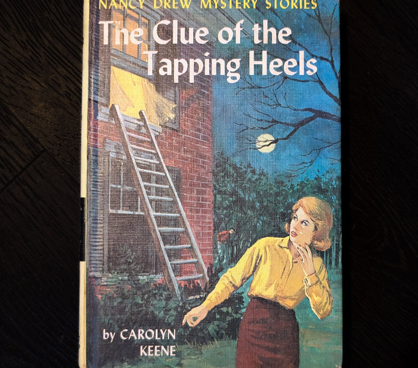 16 The Clue of the Tapping Heels "Blue Endpages" Nancy Drew Mystery Books -1939 image 0