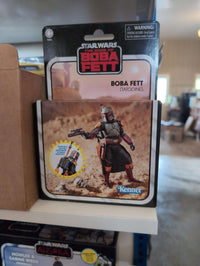 Star Wars Boba Fett Tattoine Action Figure Star Wars Book of Boba Fett with removable jetpack by Hasbro