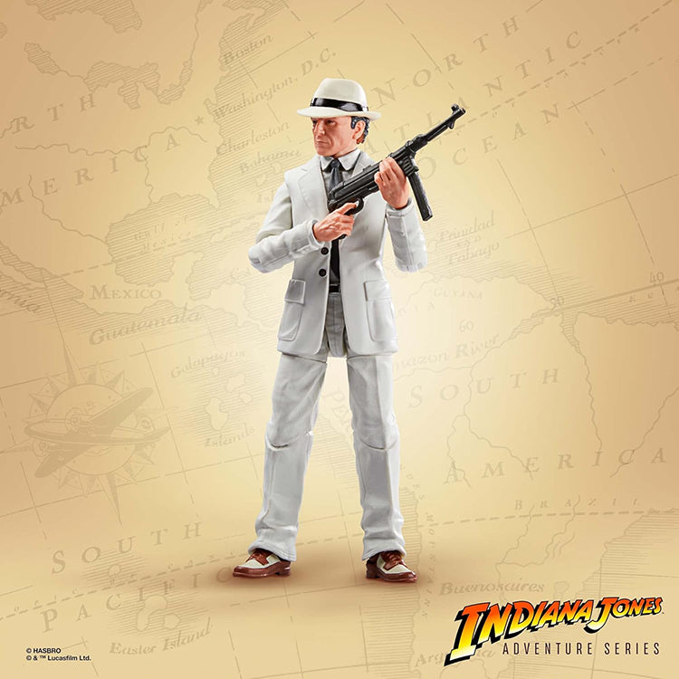 Renee Belloq Indiana Jones Adventure Series LOOSE Action Figure image 3