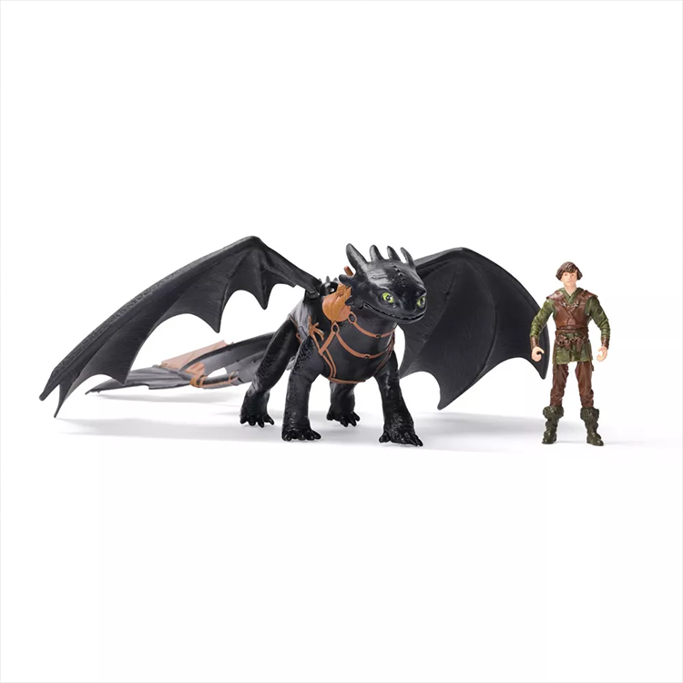 How to Train Your Dragon Hiccup and Toothless Action Figure Set image 5