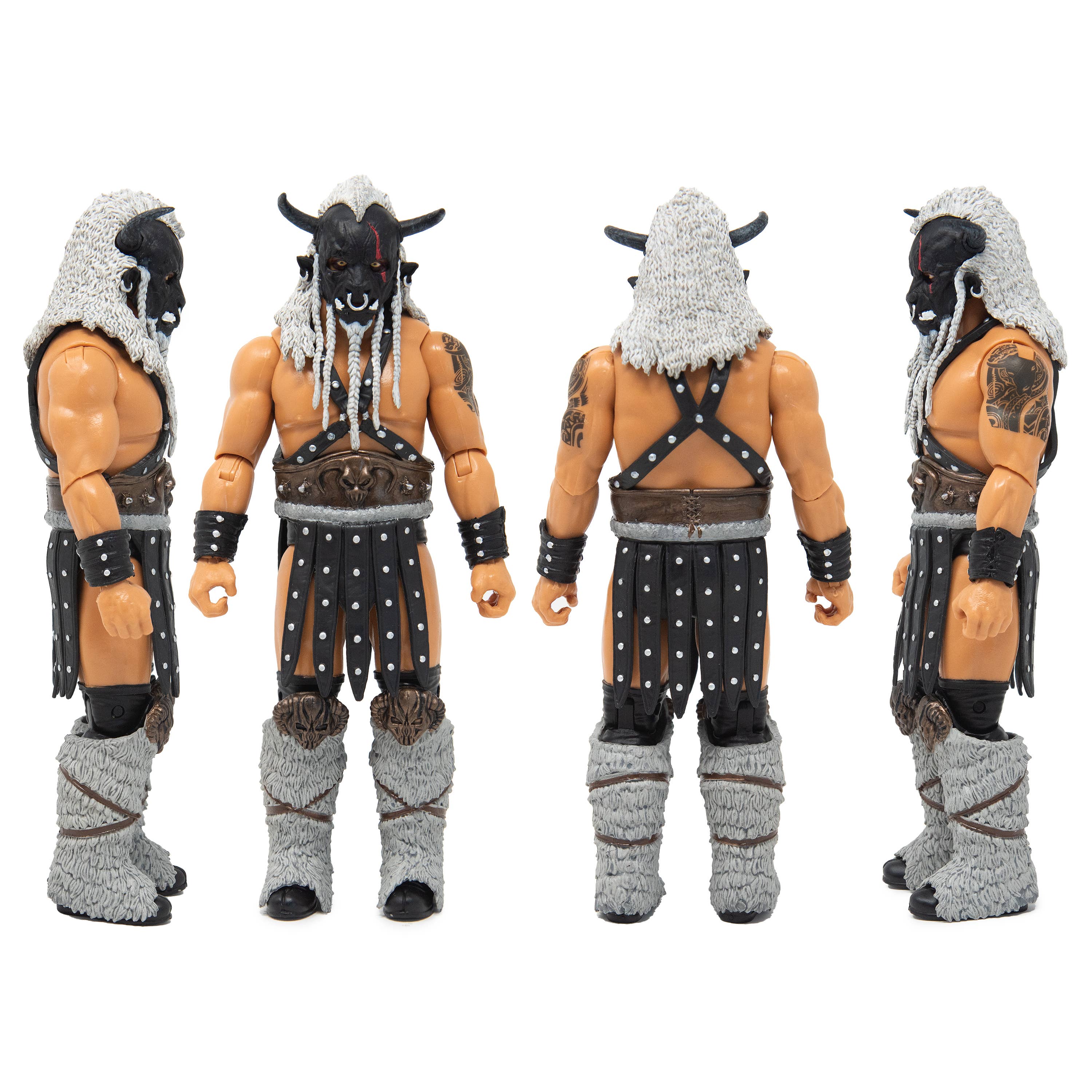 Black Taurus "The Beast Mortos" Legends of Lucha Libre Fanaticos 6" Action Figure (1:12 Scale)