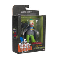 Vampire Krusty the Clown Deluxe Action Figure The Simpsons 5" Treehouse of Horror by Jakks Pacific in package display.