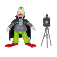 Vampire Krusty the Clown Deluxe Action Figure The Simpsons 5" Treehouse of Horror by Jakks Pacific with camera accessory.