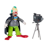 Vampire Krusty the Clown Deluxe Action Figure The Simpsons 5" Treehouse of Horror by Jakks Pacific with camera accessory