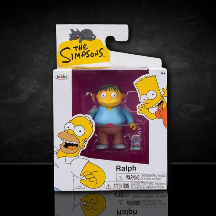 Ralph Wiggum The Simpsons Action Figure 2 1/2" Scale image 0