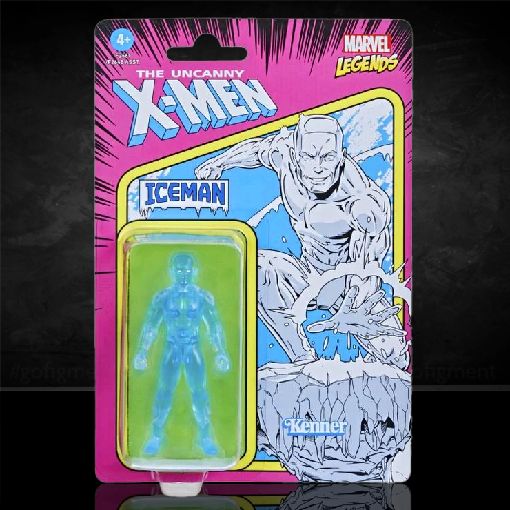 Uncanny X-Men Iceman Marvel Legends Retro Collection 3.75" Action Figure image 0