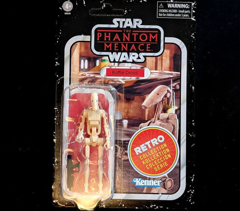 Battle Droid  Star Wars Retro Collection Action Figure 1:18 Scale TPM image 0