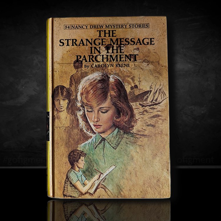 54 The Strange Message in the Parchment Nancy Drew Mystery Books -1977 image 0
