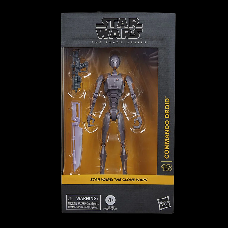 Commando Droid Action Figure Star Wars Black Series 1:12 Scale image 0