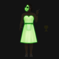 Dead Darling From Horror "Chamber of Chills"- Glow in the Dark Action Figure image 5