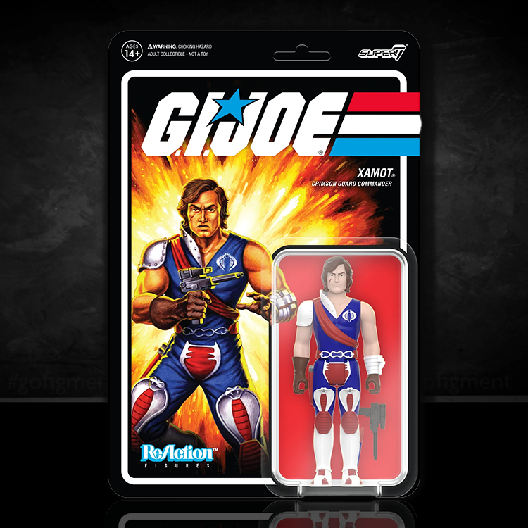 GI Joe Xamot Action Figure 3.75" Super7 ReAction Retro Collection image 0